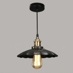 Black Metal Vintage Pendant Light