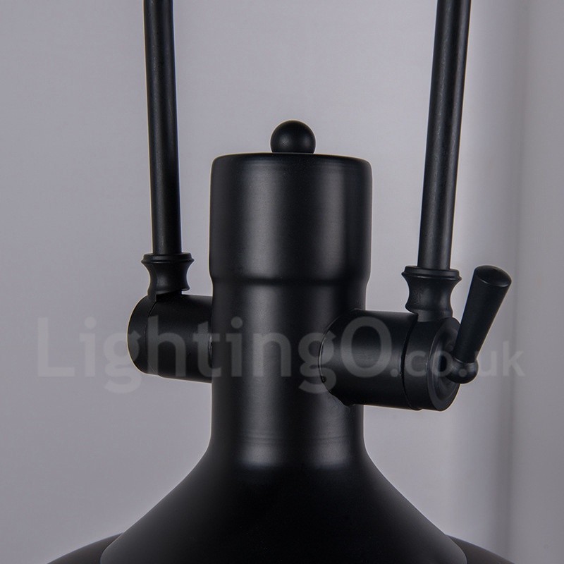 Black Vintage Metal Pendant Light