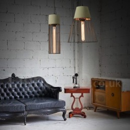 1 Light Metal Concrte Pendant Light