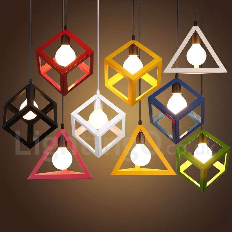 Modern Contemporary Multi Colors Metal 1 Light Pendant Light