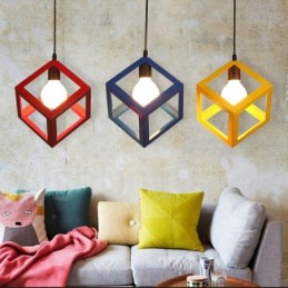Modern Contemporary Multi Colors Metal 1 Light Pendant Light