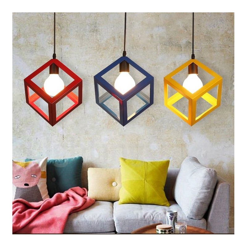 Modern Contemporary Multi Colors Metal 1 Light Pendant Light