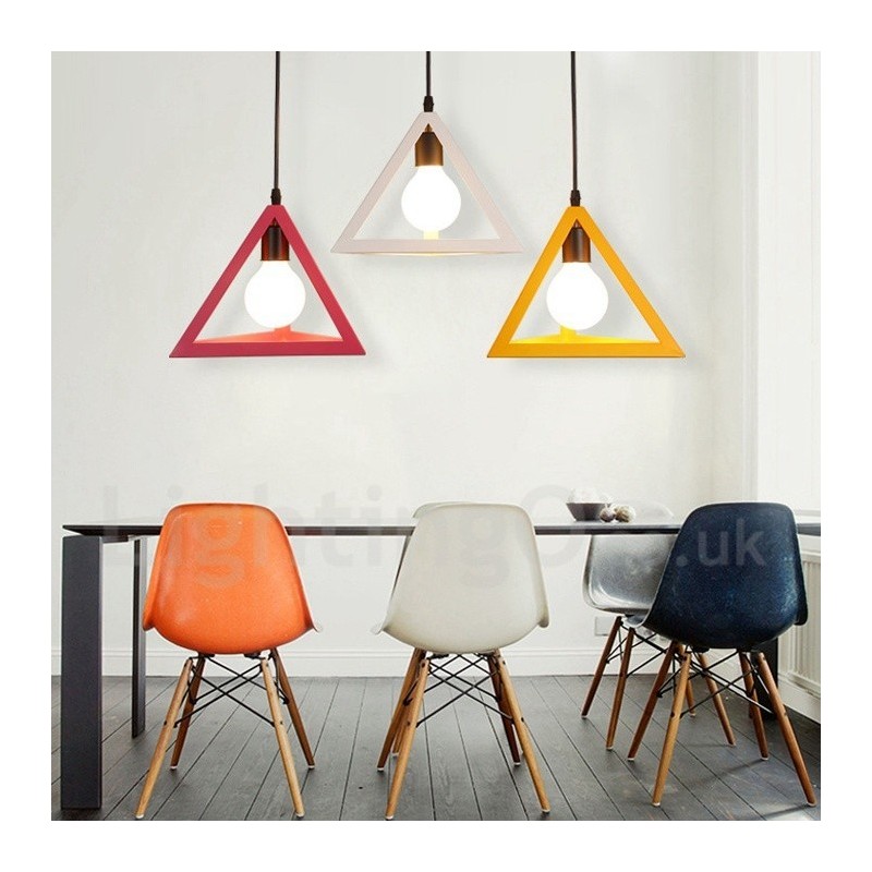 Modern Contemporary Multi Colors Metal 1 Light Pendant Light