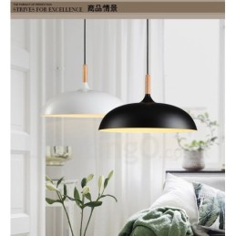 Bedroom Modern Contemporary 1 Light Metal Pendant Light