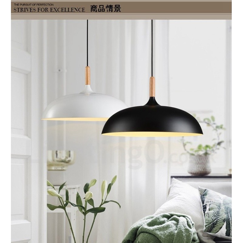 Bedroom Modern Contemporary 1 Light Metal Pendant Light