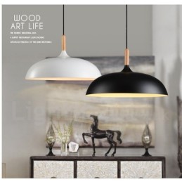 Bedroom Modern Contemporary 1 Light Metal Pendant Light