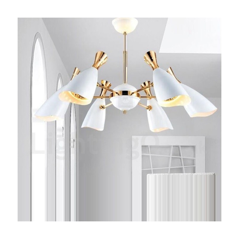 Modern Contemporary 6 Light Chandelier Lamp
