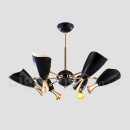 Modern Contemporary 6 Light Chandelier Lamp