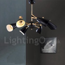 Modern Contemporary 6 Light Chandelier Lamp
