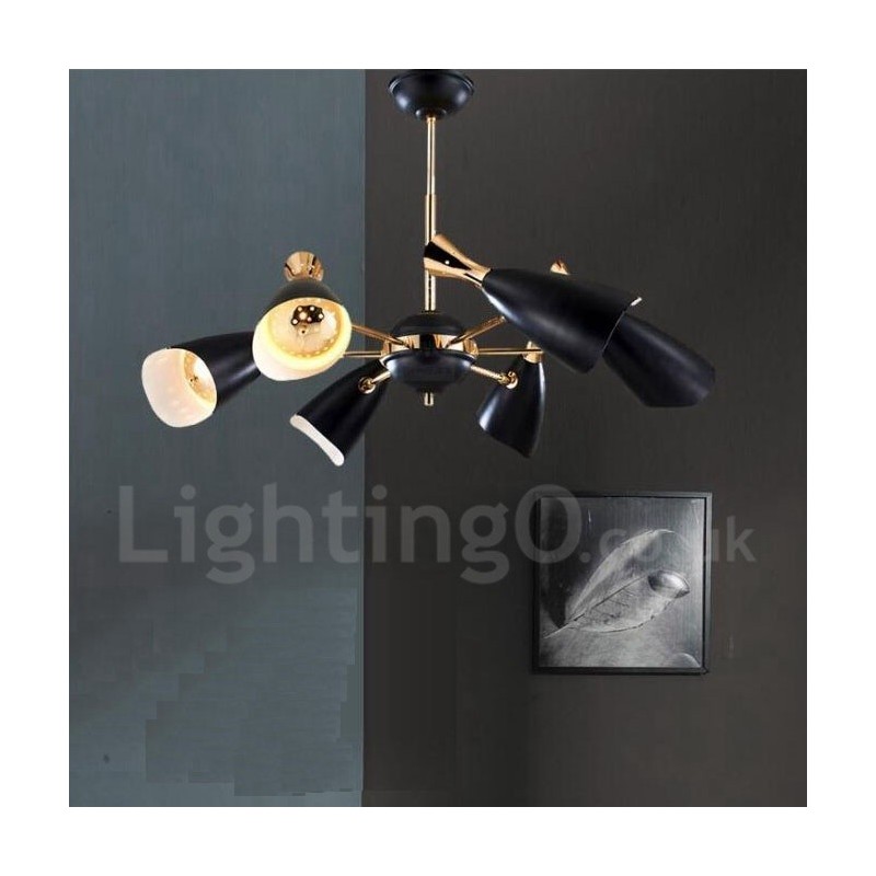 Modern Contemporary 6 Light Chandelier Lamp