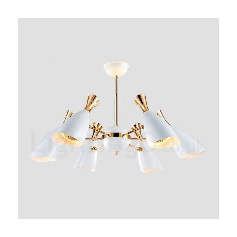 Modern Contemporary 6 Light Chandelier Lamp