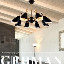 Modern Contemporary 8 Light Chandelier Lamp
