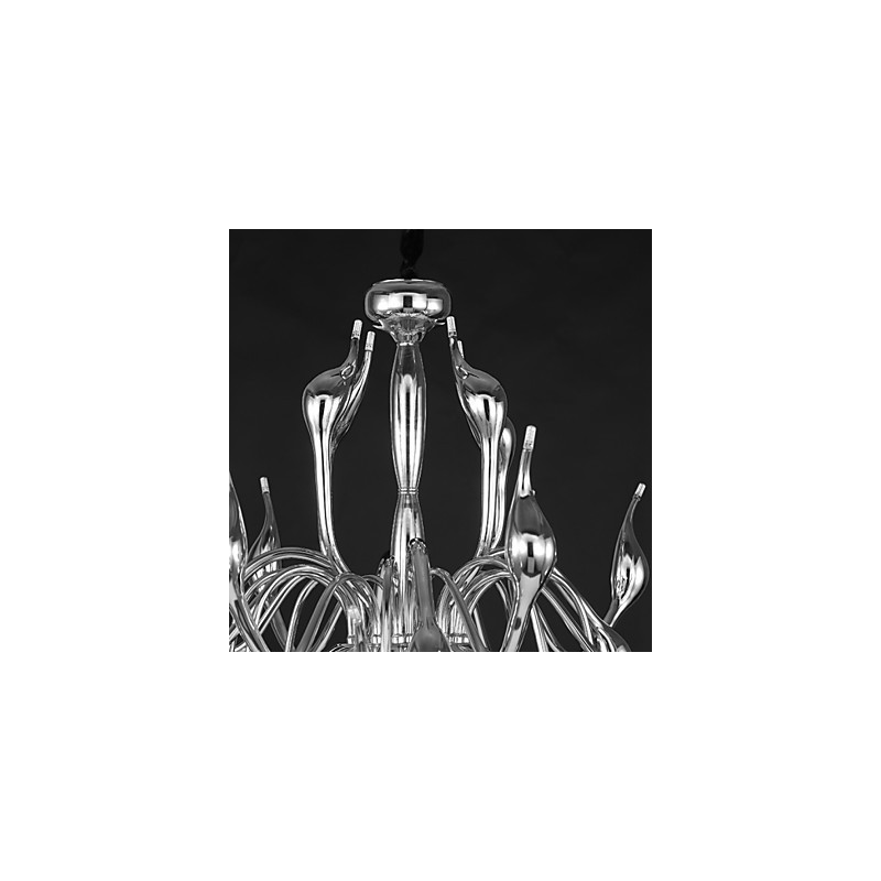 Modern Chandelier Light 18 Lights G4 Chrome Finish