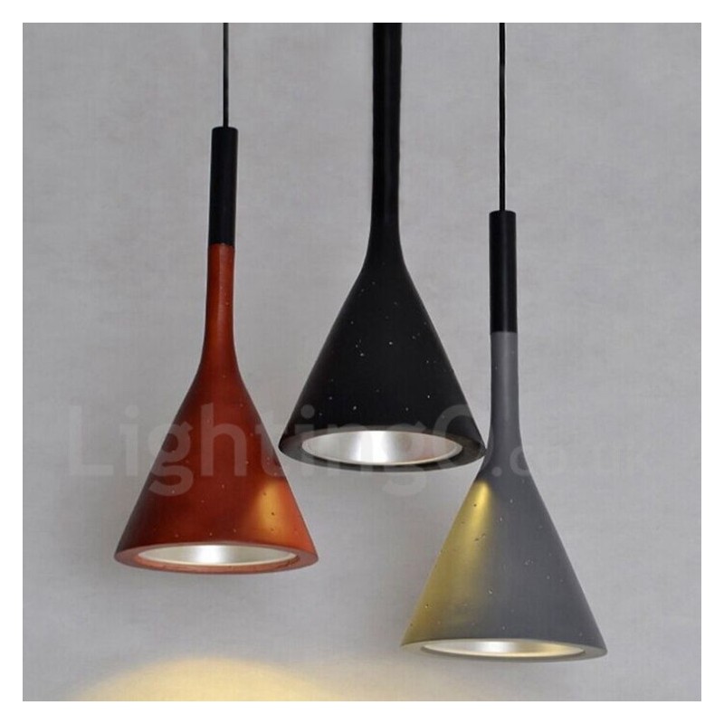 1 Light Vintage Concrte Pendant Light