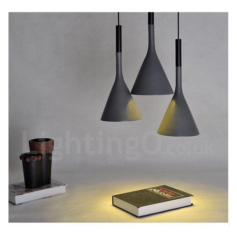 1 Light Vintage Concrte Pendant Light