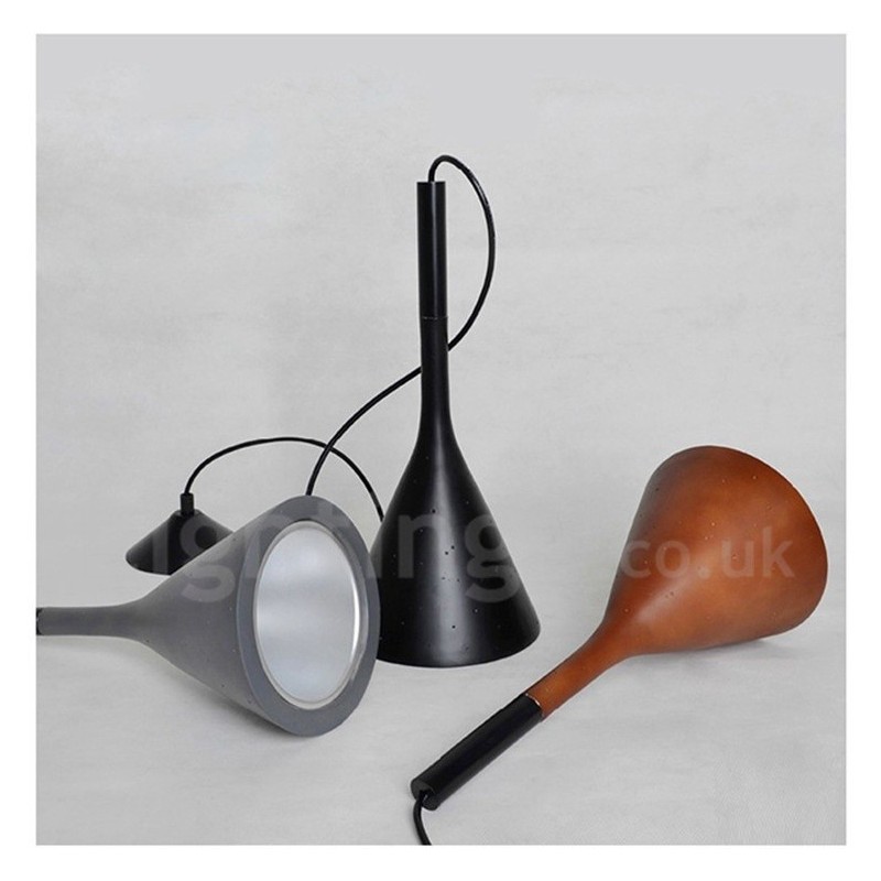 1 Light Vintage Concrte Pendant Light