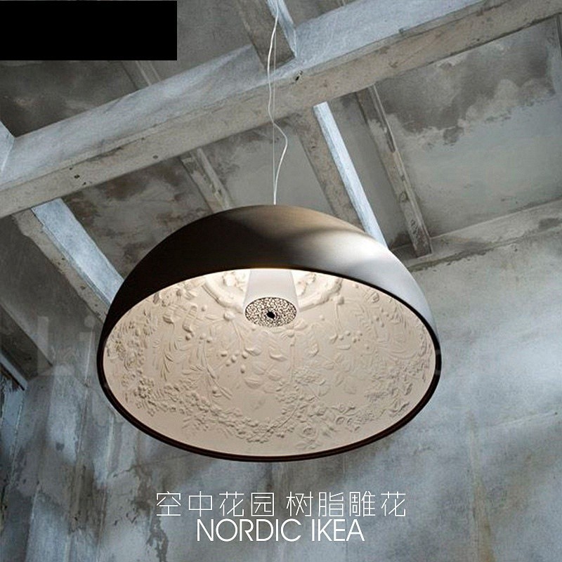 Black Rustic Lodge 1 Light Pendant Light