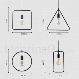 Modern Contemporary Metal 1 Light Pendant Light