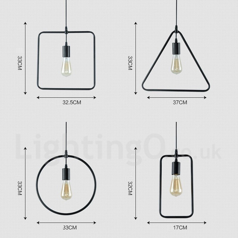 Modern Contemporary Metal 1 Light Pendant Light