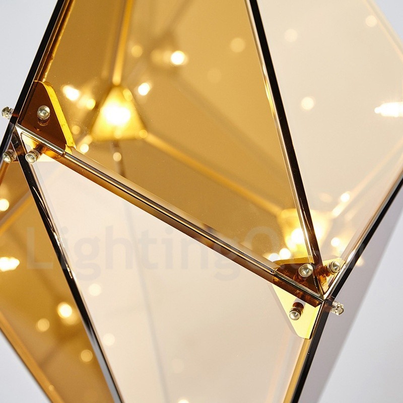 Modern Contemporary Glass Shade Pendant Light