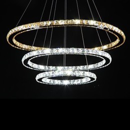 Ceiling Lights with Fashion Style Ring Crystal Ceiling Lamp