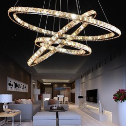 Ceiling Lights with Fashion Style Ring Crystal Ceiling Lamp