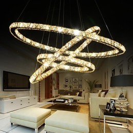 Ceiling Lights with Fashion Style Ring Crystal Ceiling Lamp