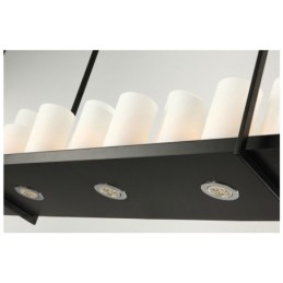 Rustic Lodge Vintage Candlestick Pendant Light