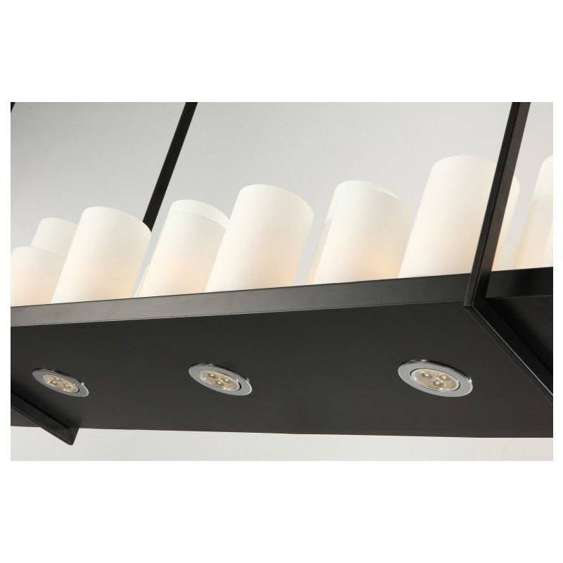 Rustic Lodge Vintage Candlestick Pendant Light