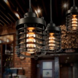 Retro Vintage Metal 1 Light Pendant Light