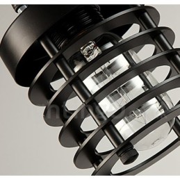 Retro Vintage Metal 1 Light Pendant Light