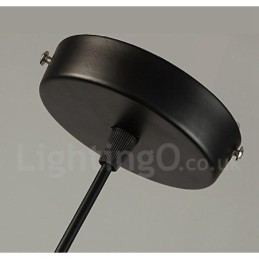 Retro Vintage Metal 1 Light Pendant Light