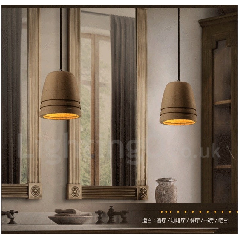 Retro Vintage Concrte Pendant Light