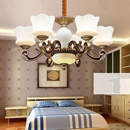 Garden Creative Zinc Alloy Retro Dining Pendant lamp Chandelier