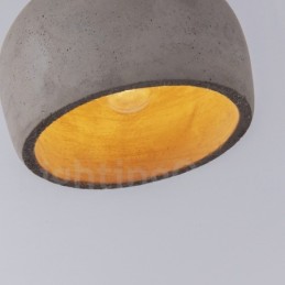 Retro Vintage Wood Concrte Single Light Pendant Light