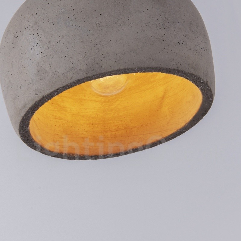 Retro Vintage Wood Concrte Single Light Pendant Light