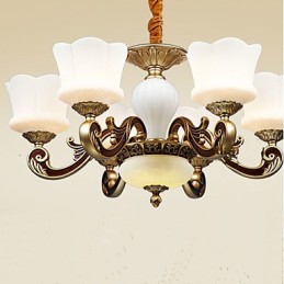Garden Creative Zinc Alloy Retro Dining Pendant lamp Chandelier