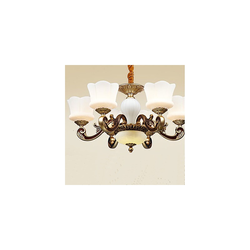 Garden Creative Zinc Alloy Retro Dining Pendant lamp Chandelier