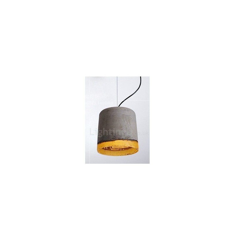 Modern Contemporary Concrte 1 Light Pendant Light