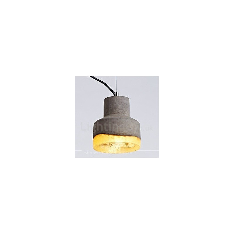 Modern Contemporary Concrte 1 Light Pendant Light