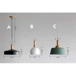 Modern Contemporary Multi Color Pendant Light