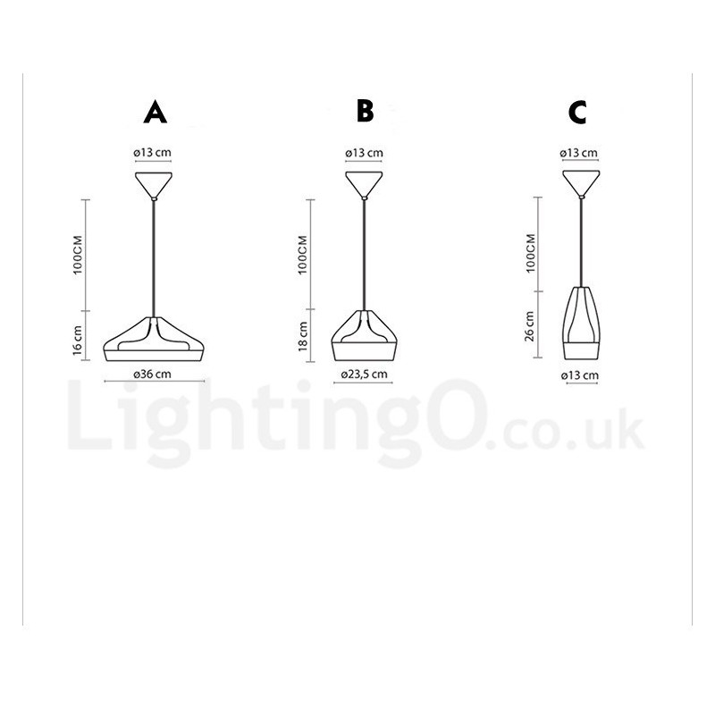 Modern Contemporary Multi Colors Pendant Light