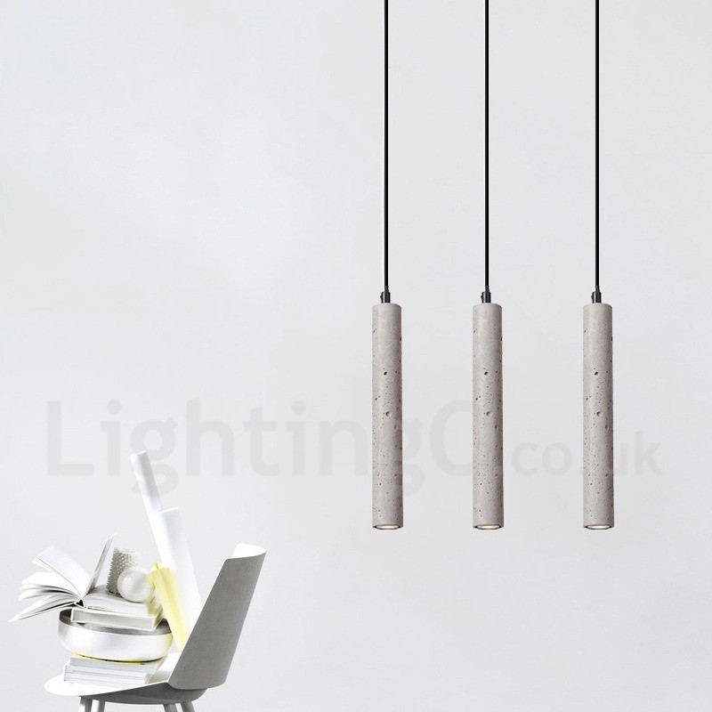 Modern Contemporary Concrte 1 Light Pendant Light