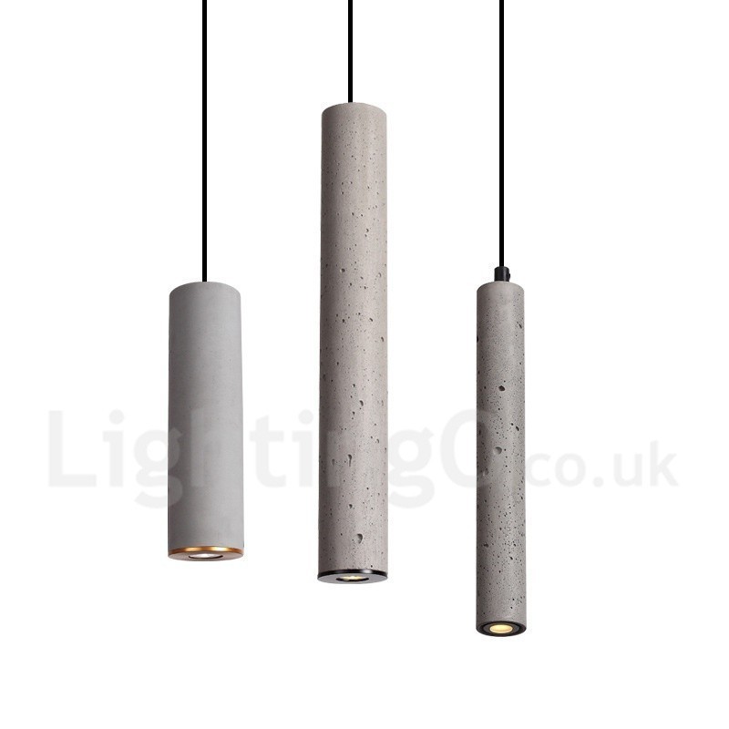 Modern Contemporary Concrte 1 Light Pendant Light