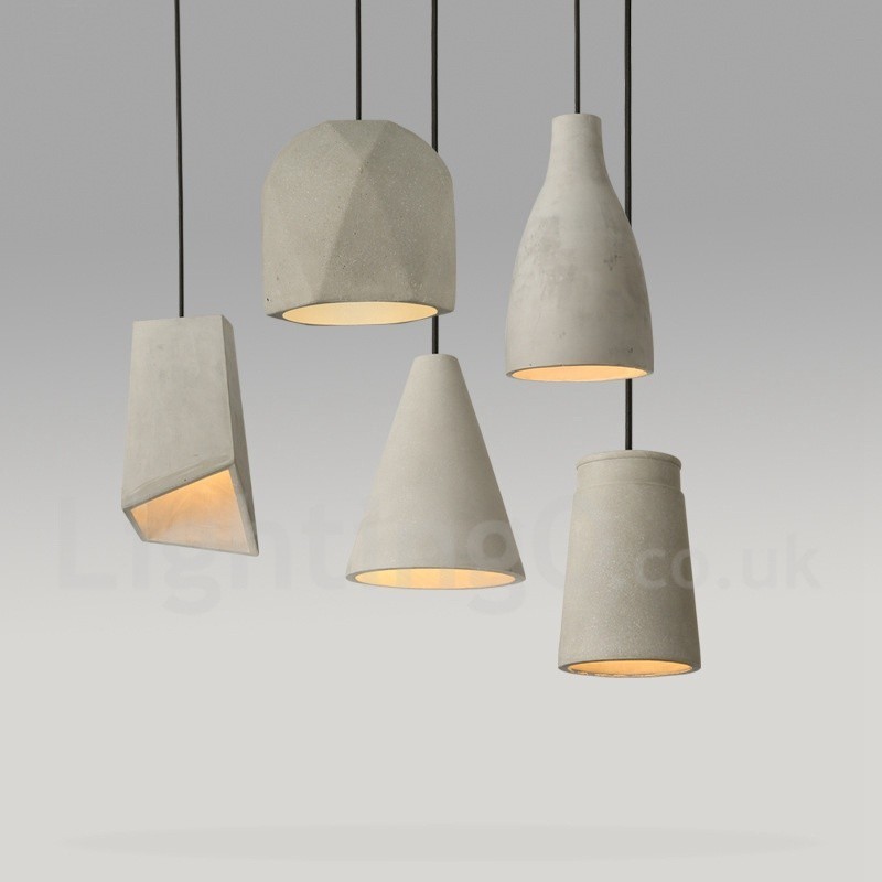 1 Light Concrte Pendant Light