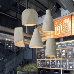 1 Light Concrte Pendant Light
