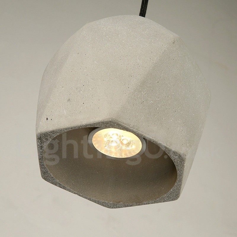1 Light Concrte Pendant Light