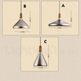 Modern Contemporary Metal 1 Light Pendant Light