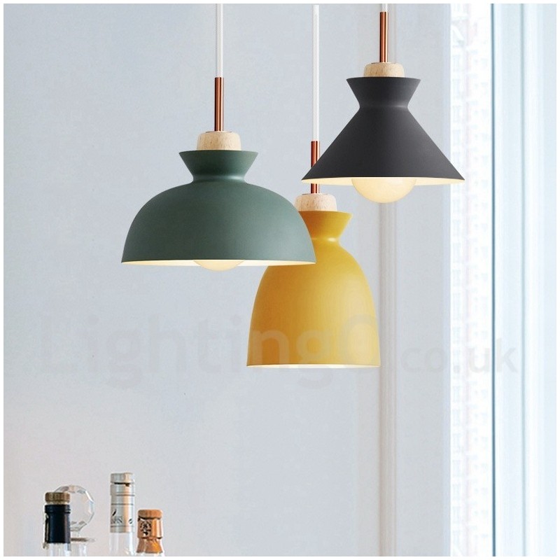 Modern Contemporary Metal Multi Colors Pendant Light