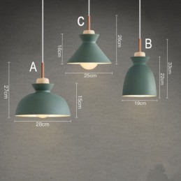 Modern Contemporary Metal Multi Colors Pendant Light